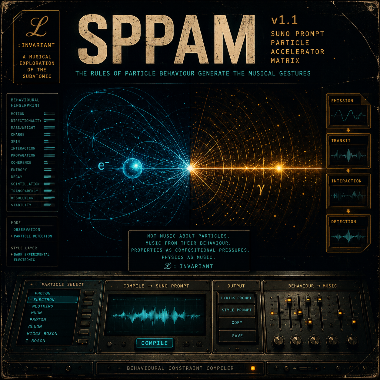 ℒ : INVARIANT / SPPAM cover art