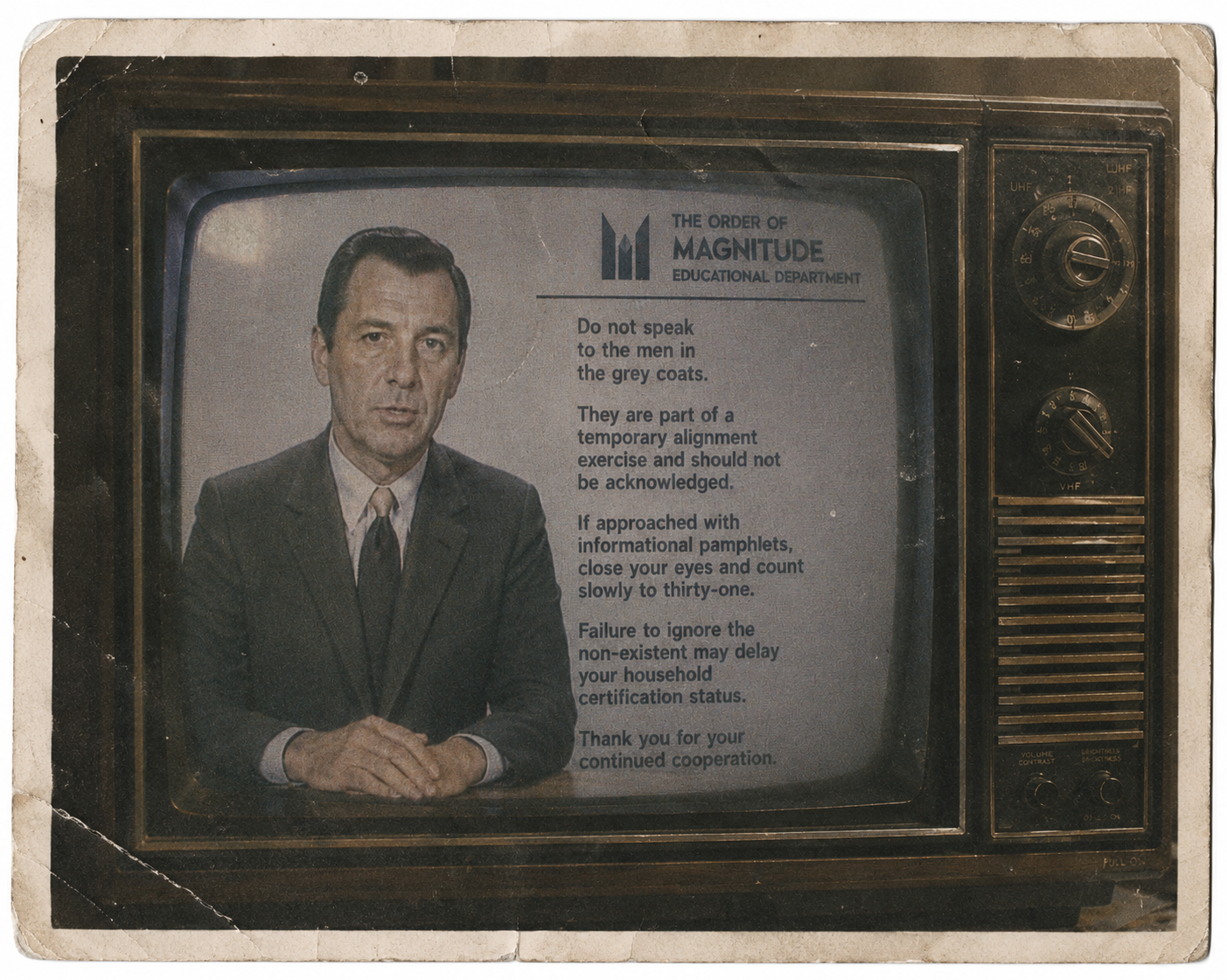 Temporary Alignment Exercise OMTV broadcast photograph